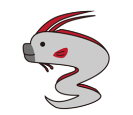 Deep sea tale(Abyssal fish) sticker #2954420