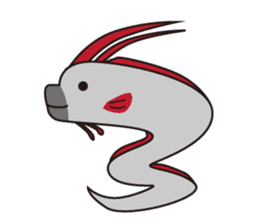 Deep sea tale(Abyssal fish) sticker #2954420