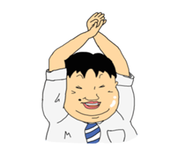 a healing type of office worker sticker #2955286