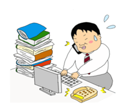 a healing type of office worker sticker #2955306