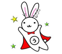 Honobono USACHAN-MAN sticker #2955587