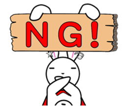 Honobono USACHAN-MAN sticker #2955596