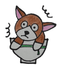 donburi dog sticker #2955869