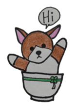 donburi dog sticker #2955872