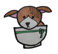 donburi dog sticker #2955878