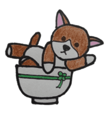 donburi dog sticker #2955880