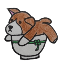 donburi dog sticker #2955881