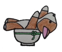 donburi dog sticker #2955882