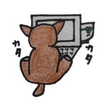 donburi dog sticker #2955890