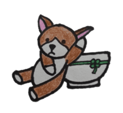 donburi dog sticker #2955900