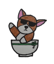 donburi dog sticker #2955903