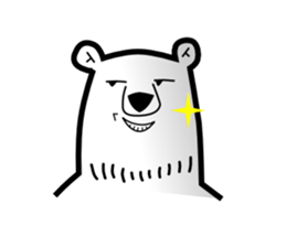 HENOPOO SHIROKUMA (English) sticker #2955965