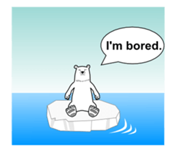 HENOPOO SHIROKUMA (English) sticker #2955984