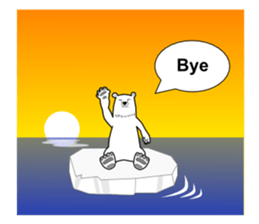 HENOPOO SHIROKUMA (English) sticker #2955986