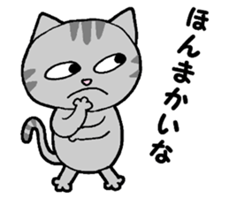 A stray cat & a Scottish Fold kitten sticker #2956121