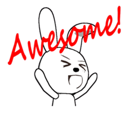 23th edition white rabbit expressive sticker #2956227