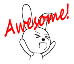 23th edition white rabbit expressive sticker #2956227