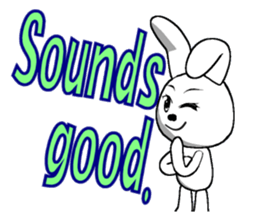 23th edition white rabbit expressive sticker #2956229