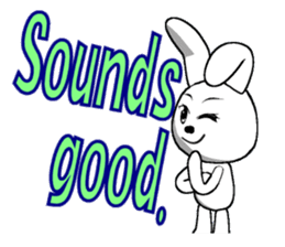 23th edition white rabbit expressive sticker #2956229