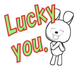 23th edition white rabbit expressive sticker #2956231