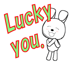 23th edition white rabbit expressive sticker #2956231