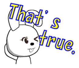 23th edition white rabbit expressive sticker #2956232