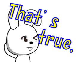 23th edition white rabbit expressive sticker #2956232