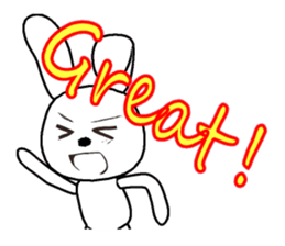 23th edition white rabbit expressive sticker #2956233
