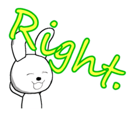 23th edition white rabbit expressive sticker #2956237