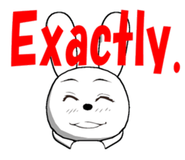 23th edition white rabbit expressive sticker #2956238