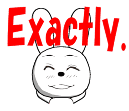 23th edition white rabbit expressive sticker #2956238