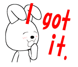 23th edition white rabbit expressive sticker #2956240