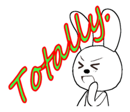 23th edition white rabbit expressive sticker #2956241