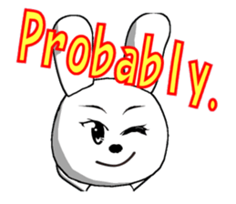 23th edition white rabbit expressive sticker #2956244