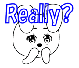 23th edition white rabbit expressive sticker #2956248