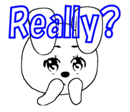 23th edition white rabbit expressive sticker #2956248