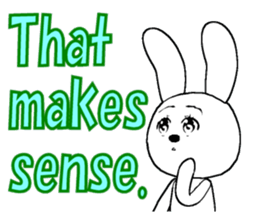 23th edition white rabbit expressive sticker #2956250