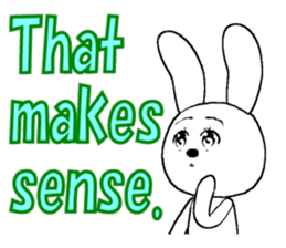 23th edition white rabbit expressive sticker #2956250