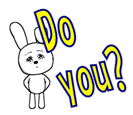 23th edition white rabbit expressive sticker #2956251