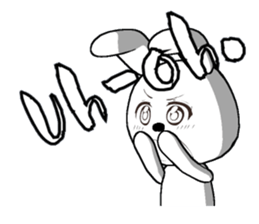 23th edition white rabbit expressive sticker #2956254