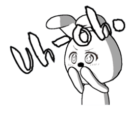 23th edition white rabbit expressive sticker #2956254