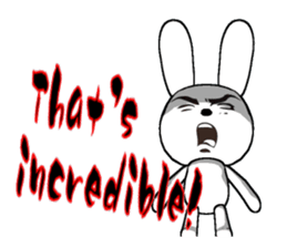 23th edition white rabbit expressive sticker #2956256