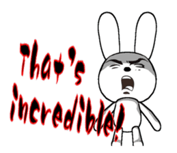 23th edition white rabbit expressive sticker #2956256