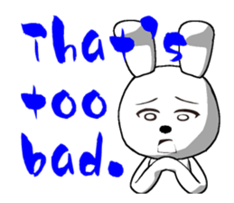 23th edition white rabbit expressive sticker #2956258