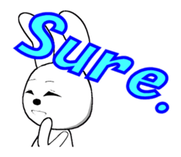 23th edition white rabbit expressive sticker #2956260