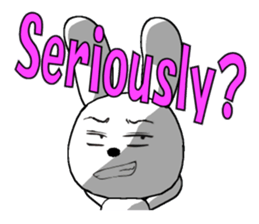 23th edition white rabbit expressive sticker #2956262