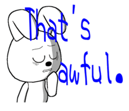 23th edition white rabbit expressive sticker #2956266