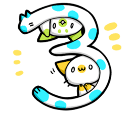 Meow mew world in New Year's sticker #2956472