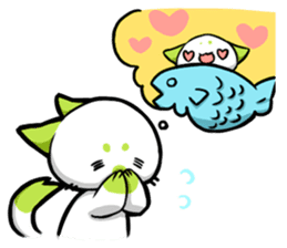 Meow mew world in New Year's sticker #2956486