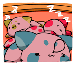 Meow mew world in New Year's sticker #2956505